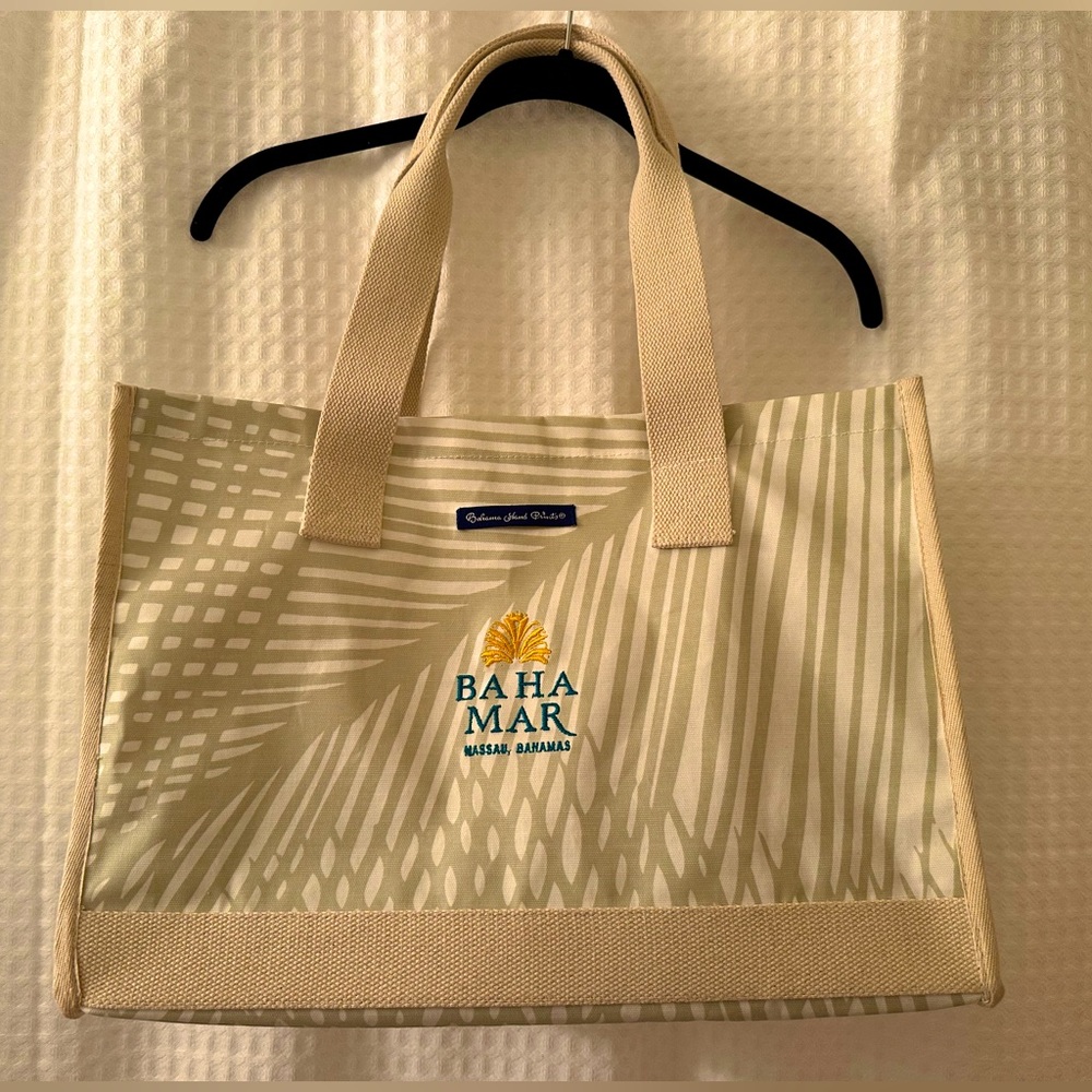 Never been used Black Made, Bahamian Made, beach bag,